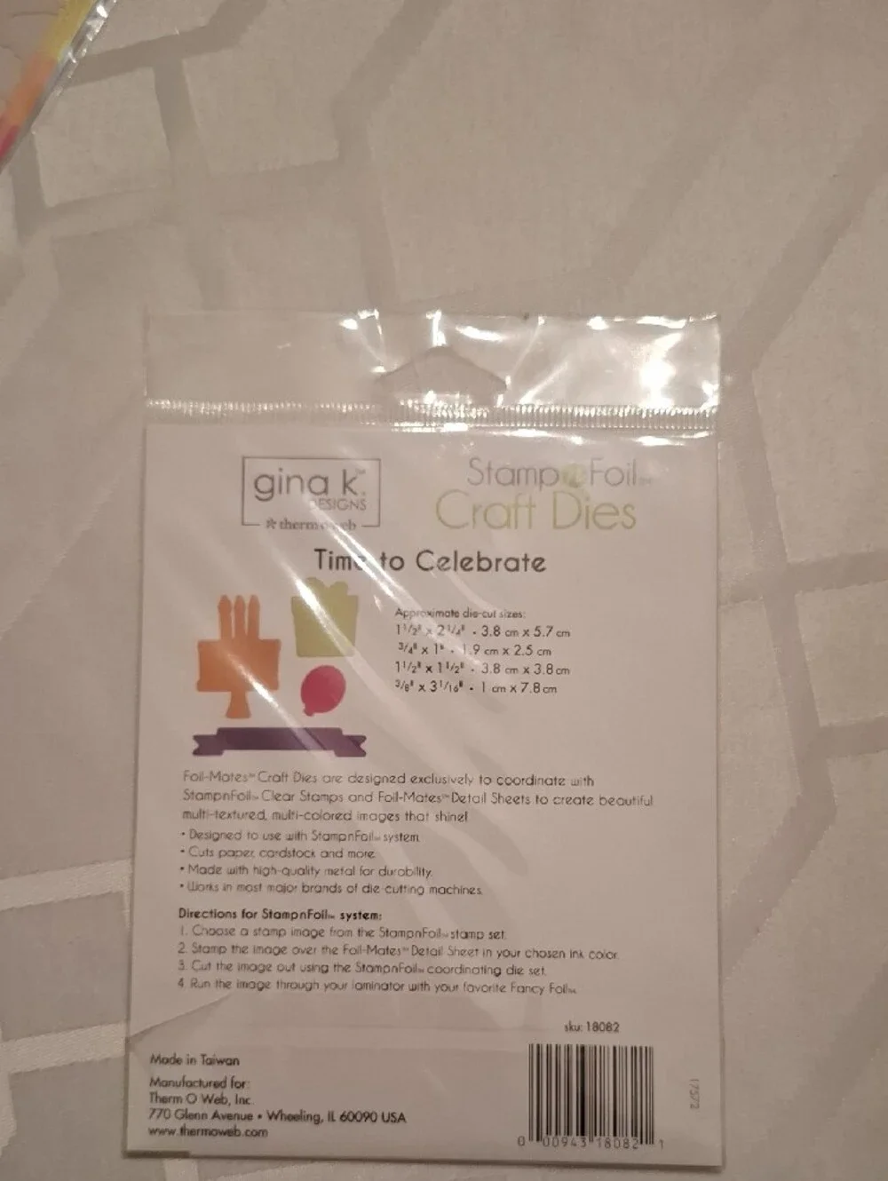 Time To Celebrate Craft Dies - No Stamps Included